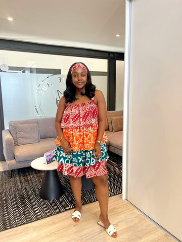 Tropical Layered Dress