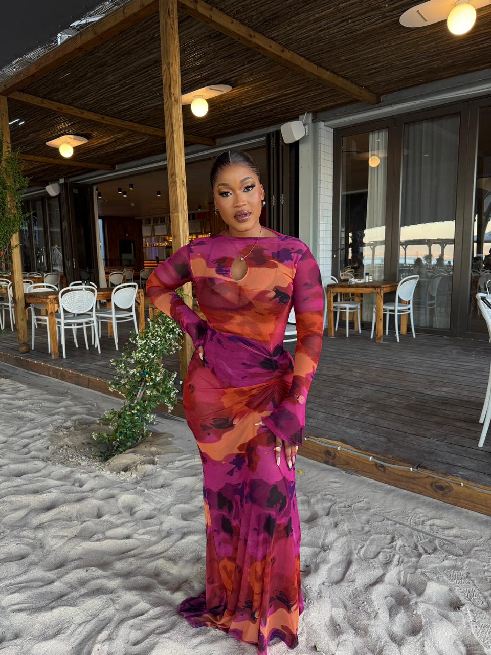 Caribbean Rose Dress