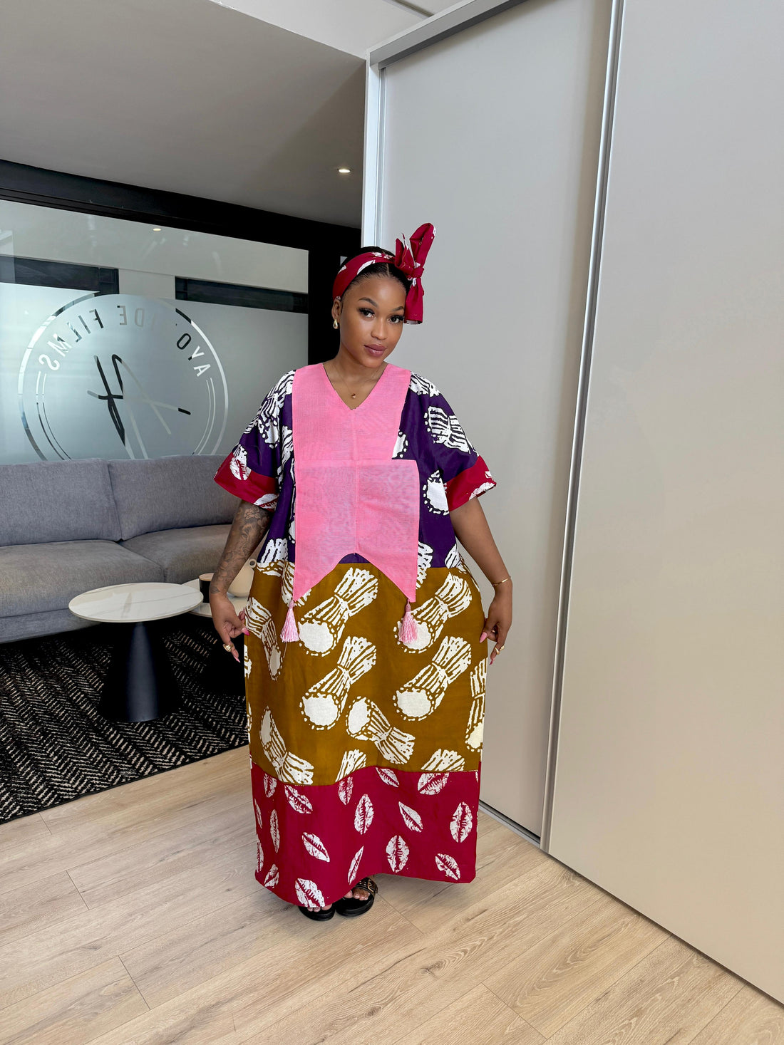 Ankara Bubu Long Dress
