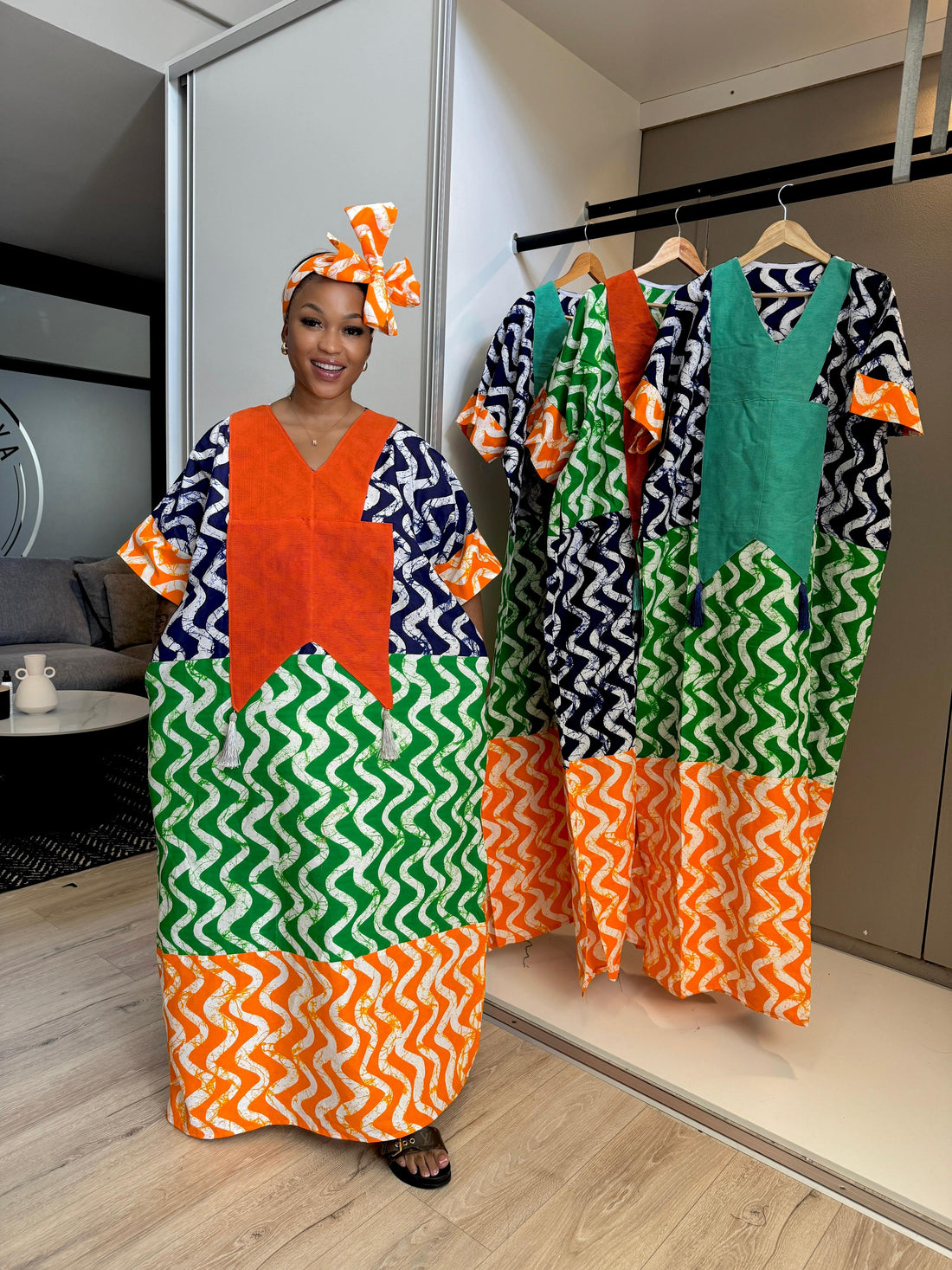 Ankara Bubu Long Dress