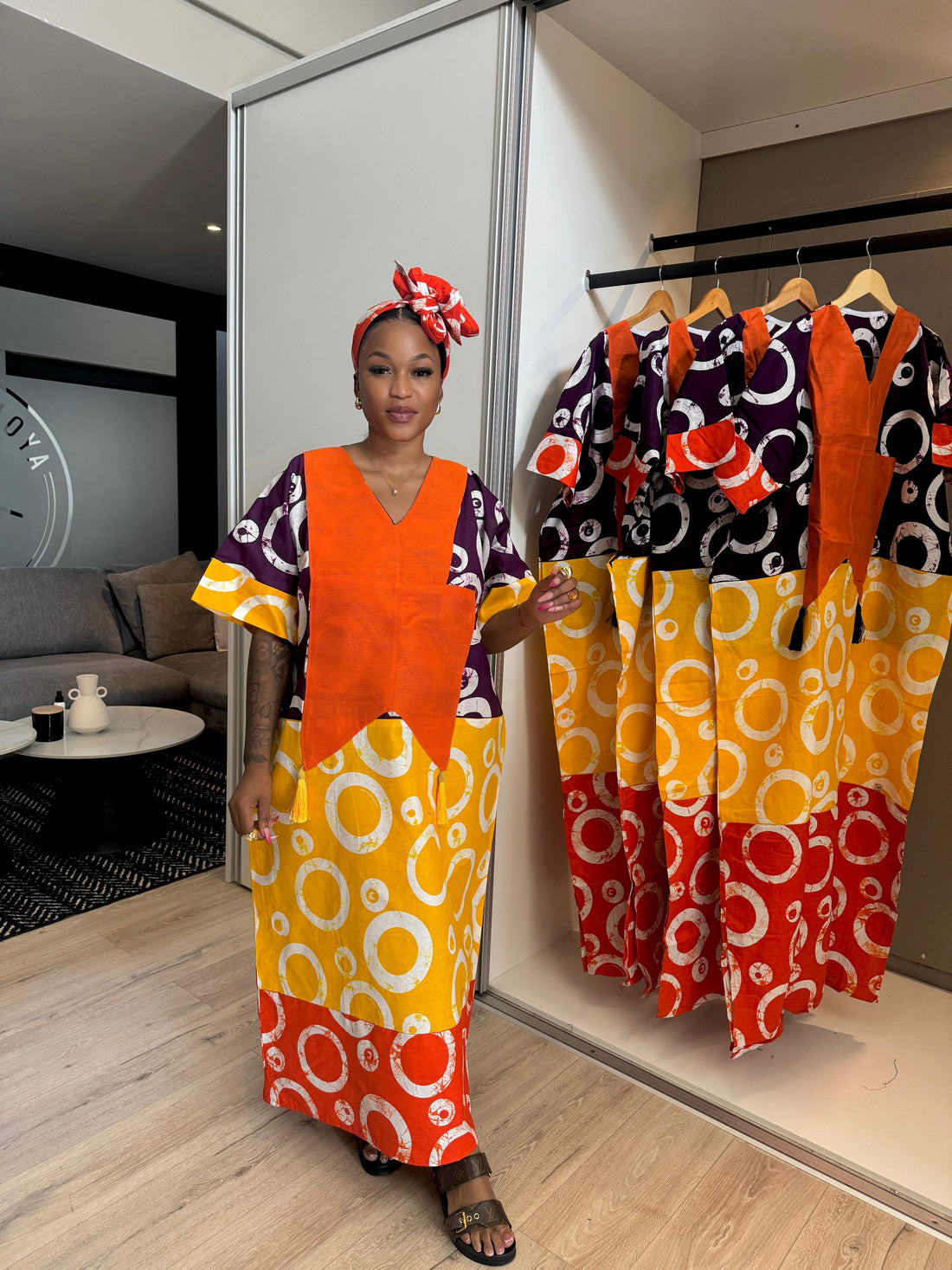 Ankara Bubu Long Dress