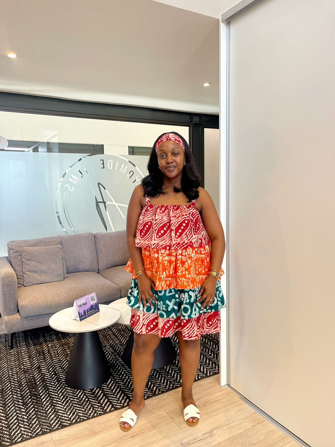 Tropical Layered Dress