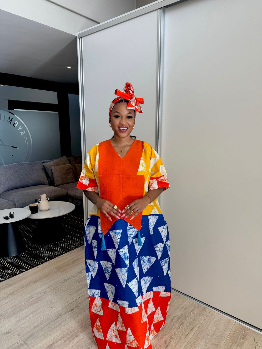 Ankara Bubu Long Dress